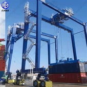 Electric Roj Hmab Tired Gantry Crane